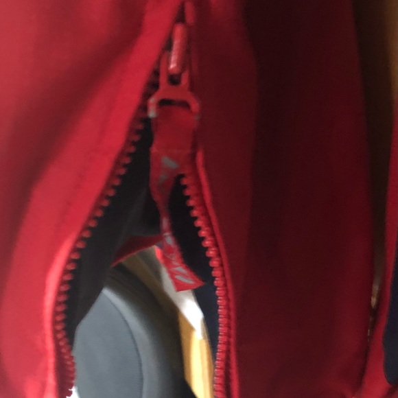 Red socks pull over jacket - Picture 4 of 5